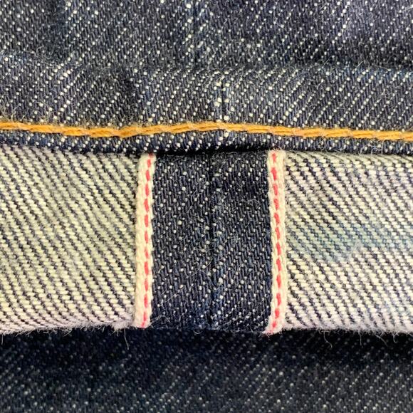 ADRIANO GOLDSCHMIED Size 30 Navy Contrast Stitch Cotton Slim Five Pockets Jeans - Picture 6 of 8